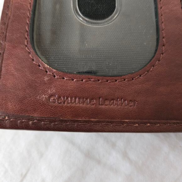 Vintage Fossil Tri-Fold Brown Leather Wallet SL2946 Long Live Vintage *read* - Picture 9 of 15